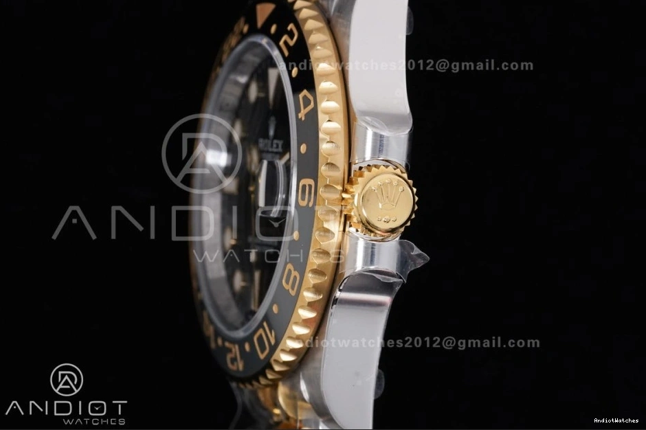 SS ARF Super GRNR 881 Bracelet CHS GMT-Master Dial Weight) II SH3285 (Gain Edition YG Best Black WeatherProof on 126713 New Clone 1:1 0424